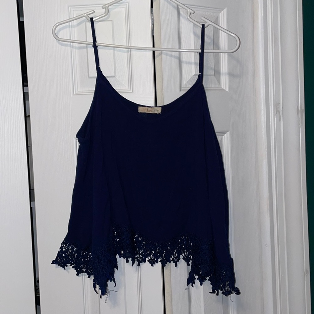 Lacy crop top